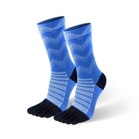 Chaussettes de randonnée d'hiver à cinq orteils respirantes personnalisées de haute qualité Chaussettes en laine mérinos pour sports de plein air