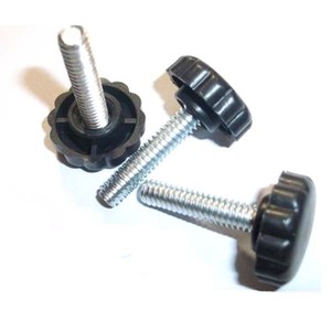 Ağır kadın somun sıkma başparmak topuzu vida paslanmaz çelik siyah plastik naylon bakalit alüminyum-geniş uygulama için - Product Image 1