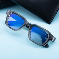 Lunettes de soleil carrées souples personnalisées avec logo rétro Partagas, protection UV400, pour hommes