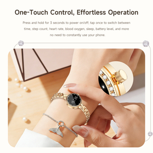 Reloj Inteligente L6 <span class=keywords><strong>para</strong></span> Mujer, Multifuncional, <span class=keywords><strong>con</strong></span> Monitor de Oxígeno en Sangre y Seguimiento del Sueño, en Caja de Regalo - Product Image 3