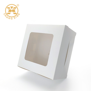 Caja de embalaje personalizada para rosquillas y muffins, embalaje Individual para galletas, de papel artesanal, con ventana transparente - Product Image 6
