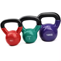 Pesa Rusa de Hierro Fundido SM Premium, Duradera, Agarre Ergonómico para Entrenamiento de Fuerza, Cardio y Funcional, Diseño que Ahorra Espacio