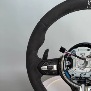 Volante de Alcantara para <span class=keywords><strong>BMW</strong></span> Serie 1 2 3 M2 M5 M3 M6 F80 M4 F82 F30 F31 F20 F21 F22 F23 F32 F33 F10 F15 F16 F01 F05 - Product Image 4