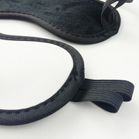 Masque de sommeil occultant en néoprène blanc, personnalisable par sublimation, en velours doux, avec support de refroidissement, prêt à l'emploi