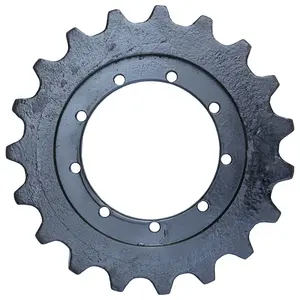 Zx80 Mini Excavator Undercarriage Parts Rubber Track Bottom Roller Sprocket Drive Idler Top Carrier Roller For Hitachi