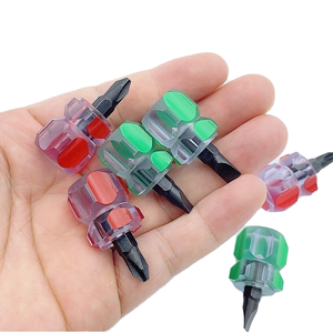 Mini Kit de reparación de máquina de coser portátil, destornillador con mango de plástico ranurado, destornillador de placa de <span class=keywords><strong>aguja</strong></span> con cabeza de rábano, herramientas de costura - Product Image 4