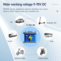 Dispositivo de Rastreo GPS para Automóvil con Corte de Combustible, MiCODUS MV930, Antirrobo, Detección ACC, Mini Rastreador GPS para Vehículo, para Moto