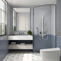 Bain de salle de bain mural moderne Offre Spéciale Ensembles de douche à effet pluie Mélangeur de salle de bain Système de douche