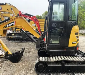 Mini Excavator Sany 35U Track Crawler 3.5 ton, traktor penggali mikro China murah SANY SY35U