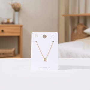 Cavigliera Angelina in Acciaio Inossidabile con Lettera K Placcata Oro, Gioiello Minimalista da Donna, Regalo di Moda - Product Image 2