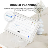 Calendario Digital Inteligente de 15.6 Pulgadas con WiFi, Pantalla Táctil Full HD, Interactivo, para Montar en la Pared, Tabla de Tareas Familiares, Pantalla de Horarios para el Hogar