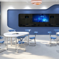 Bureau et chaise d'école modernes, table d'étude pour étudiants, ensemble bureau et chaise d'école réglables, table de lecture et de formation