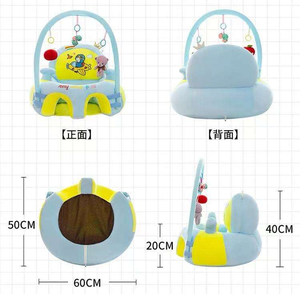 <span class=keywords><strong>Funda</strong></span> de Asiento de Sofá para Bebé, <span class=keywords><strong>Silla</strong></span> de Peluche para Aprender a Sentarse, Cómodo Nido para Niños Pequeños, <span class=keywords><strong>Silla</strong></span> de Sofá Lavable - Product Image 6