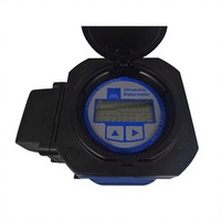Compteur de débit de liquide à ultrasons IP68 étanche 24V DC RS485 à bride pour pipeline