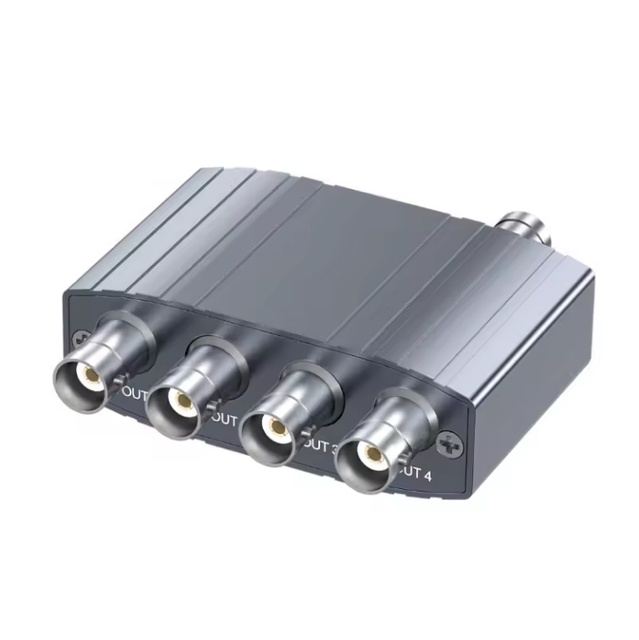 Hot Selling 1 in 4 Out SDI Video Splitter 1080P 60Hz High Resolution Sound Multiviewer Display Splitter for Laptop Monitor TV