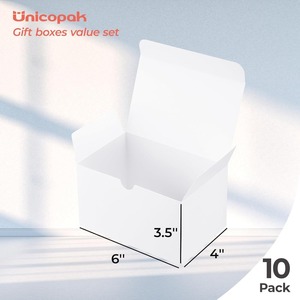 Caja de regalo pequeña con tapa, caja de regalo blanca con tapa, adecuada para regalos, se puede personalizar según las necesidades. - Product Image 2