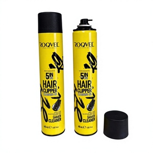 ROQVEL RCS-100 5 in 1 <b>Hair</b> <b>Clipper</b> Cleaning <b>Oil</b> Shaver Cleaner Spray 400Ml Professional Grooming <b>for</b> Men Gloss - Product Image 1