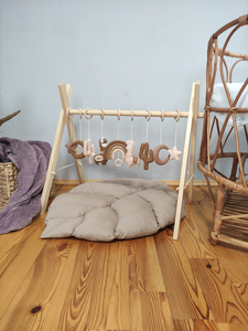 Montessori <span class=keywords><strong>Mini</strong></span> giáo dục sớm 0-36 tháng babygym giáo dục khác cảm thấy cừu trang trí bắt cua mềm chơi bé phòng tập thể dục đồ chơi - Product Image 6