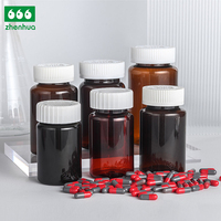 Bouteille d'emballage en plastique PET de qualité alimentaire de 40 ml pour médicaments, capsules, huile de poisson, vitamines