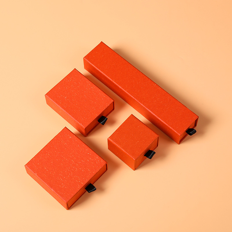 Orange ring box 5*5.5*4cm