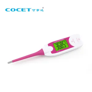 Groothandel Waterdichte Lcd Drie-Color Backlight Displays Flexibele Tip Medische Klinische Digitale Thermometers