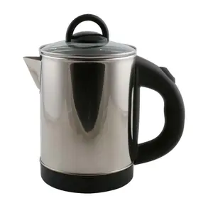 Hot sale 1.7 Liter 201 stainless steel cordless electric kettle with glass lid in India
