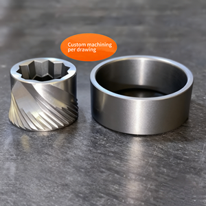 Piezas de Molinillo de Café Mecanizadas por CNC con Certificación ISO9001, Electroerosión por Hilo para Mecanizado de Acero Inoxidable/Aluminio Cepillado/Pulido 48MM - Product Image 2