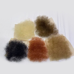 Pelucas de Pelo Púbico Masculino y <span class=keywords><strong>Femenino</strong></span> Totalmente Tejidas a Mano, Realistas, de Silicona, Adhesivas, Falsas, Cortas, Invisibles y Naturales de Henan - Product Image 5