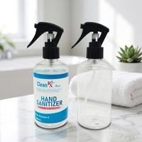 Botol Semprot Pompa PET Silinder 250ml Ramah Lingkungan Dapat Didaur Ulang untuk Parfum Minyak Atsiri Perawatan Pribadi Tutup Ulir Sablon Kustom