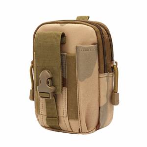 Sac banane de sport tactique camouflage avec fermeture éclair pour hommes, sac de poitrine pour activités de plein air, sac de course pour hommes, promotionnel en tissu Oxford, compatible avec appareils de 6,7 pouces - Product Image 6