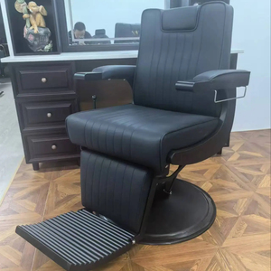 Fauteuil de Barbier Professionnel Qumeng Robuste et Luxueux pour Salon de Coiffure - Product Image 2