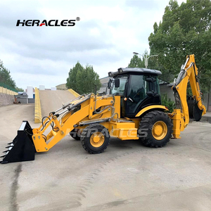 รถตักขนาดเล็กมาตรฐาน CE/EPA รุ่นใหม่ 3CX 2.5 ตัน คุณภาพสูง รถตักหลังขุด 3 ตัน สำหรับงานก่อสร้าง ขับเคลื่อนแบบสกิดสเตียร์ พร้อมอุปกรณ์ตัก - Product Image 2