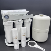 Sistema de Filtro de Agua por Ósmosis Inversa de 5 Etapas de Fácil Instalación para Gabinetes de Fregadero de Cocina, Filtración de Bacterias de 0.0001μm para la Salud