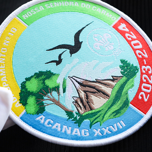 Biểu Tượng Tùy Chỉnh Dệt Các Bản Vá Lỗi Nhiều Màu Thực hiện Gothic Phong Cách <span class=keywords><strong>Skull</strong></span> Parches May Trên Nhãn Phù Hiệu Sắt Trên Dệt Vá Cho Áo Khoác Và Cap - Product Image 4