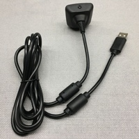 Câble de charge USB en cuivre pur avec matériau PVC et 2 noyaux en ferrite pour manette de jeu 360 modèle YT-062