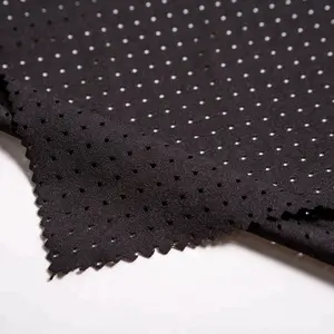 OEM accettato di alta elasticità elastico fresco tessuto di maglia 85 poliestere 15 spandex tessuto