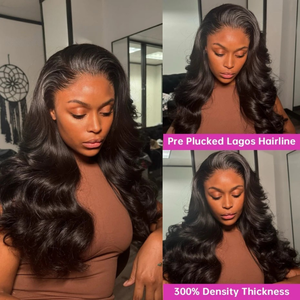 Parrucca Frontale in Pizzo a Forma di M con Onde Naturali, Capelli Umani Vietnamiti Grezzi, Frontale 13x4 Pre-Sfoltito, Parrucche Frontali in Pizzo HD con Attaccatura Naturale - Product Image 4