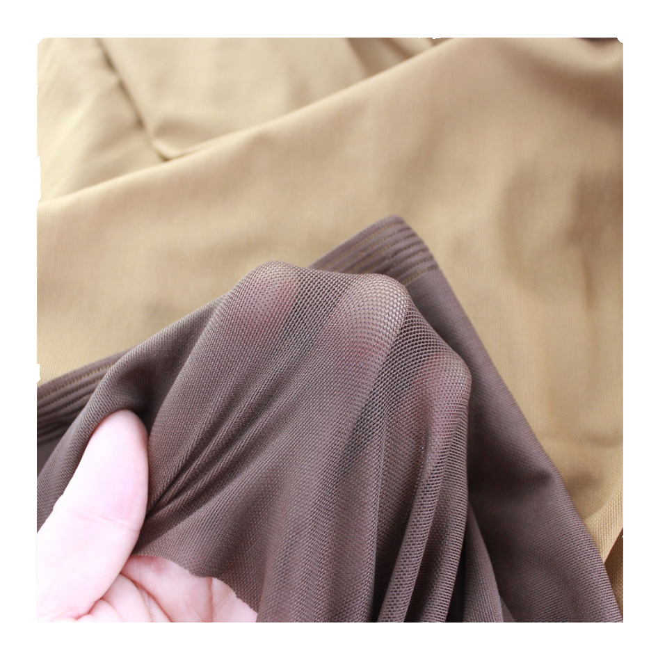 20D 90%Nylon 10%Spandex Stretch Sport Mesh Plain Knit Fabric for Sportswear Swimwear Girls & Boys
