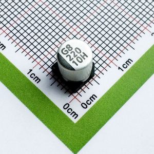 Factory Direct VZH221M1ATR-0607 6*7 <b>Capacitors</b> SMD Electrolytic <b>Capacitors</b> 220uF 20% 10V - Product Image 1