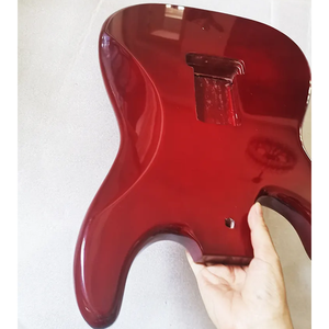 Cuerpo de Guitarra Eléctrica ST DIY con Acabado Brillante, Tapa de Arce Flameado <span class=keywords><strong>Sunburst</strong></span> y Cuerpo de Tilo para Construcción de Guitarras - Product Image 6