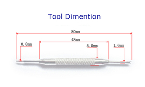 Bande de montre En Argent Printemps Lien Pin Remover <span class=keywords><strong>Kit</strong></span> De Réparation Outil Barre <span class=keywords><strong>Horloger</strong></span> Montre Outil De Barre De Ressort - Product Image 6