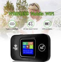 Point d'accès Wi-Fi portable 4G 3000 mAh, mini routeur Wi-Fi de poche USB Type-C, routeur mobile sans fil LTE avec emplacement pour carte SIM