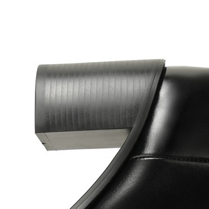 <span class=keywords><strong>Botas</strong></span> Vaqueras de <span class=keywords><strong>Mujer</strong></span> Moncheer, <span class=keywords><strong>Altas</strong></span> hasta la Rodilla, con Aspecto de Cuero, Tacón Cuadrado, Punta Cuadrada, <span class=keywords><strong>Botas</strong></span> Largas de Otoño con Cierre Lateral para Otoño e Invierno - Product Image 6