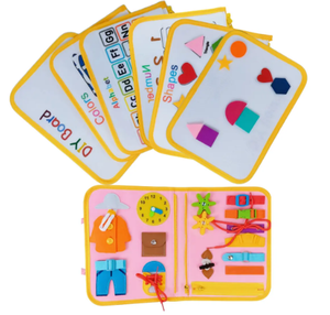 Prezzo migliore fornitura di fabbrica direttamente giocattoli Montessori in feltro scheda di apprendimento per ragazzi e ragazze regalo fatto da te come imparare a giocare - Product Image 1