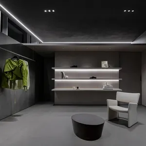 Sanhai Retail Menswear Shop Diseño de interiores Planificación del espacio Renderizado 3D Floor Plan Store Servicios de dibujo de construcción