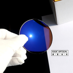 EXIA M26太阳眼镜镜片1.61指数MR-8抗冲击SHMC蓝色涂层UV400基础曲线3 - Product Image 2