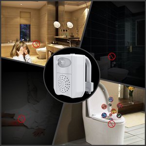 Toilet Night <b>Light</b> 16 Color Led <b>Sensor</b> Bowl Glow <b>Light</b> For Bathroom With Motion Detection And Battery Power - Product Image 3