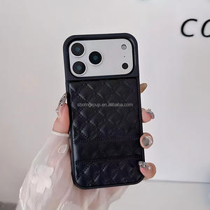 เคสโทร<span class=keywords><strong>ศัพท์</strong></span>กันกระแทกสไตล์หรูหราสำหรับ iPhone 17 Pro Max 16 15 14 13  ฝาหลังดีไซน์เนอร์  โลโก้โลหะแบบกำหนดเองได้ - Product Image 6