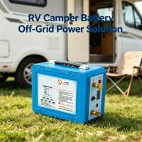 Batería de Fosfato de Hierro y Litio de 12V 100Ah/300Ah LiFePO4 con BMS Inteligente Integrado, Ligera y Duradera para Almacenamiento de Energía y Estaciones de Energía