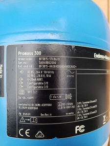 Débitmètre Endress Hauser Promass F300 Débitmètre Coriolis 8F3B15 DN15 8F3B15-17C86/0 1/2" Débitmètre de masse Endress Hauser - Product Image 6